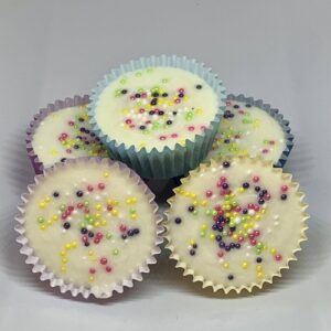 Canine Bon Bon Treats with Carob, Peanut Butter & Sprinkles