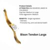 Colorado Bison Tendon Chew - Artisan Canine Treats